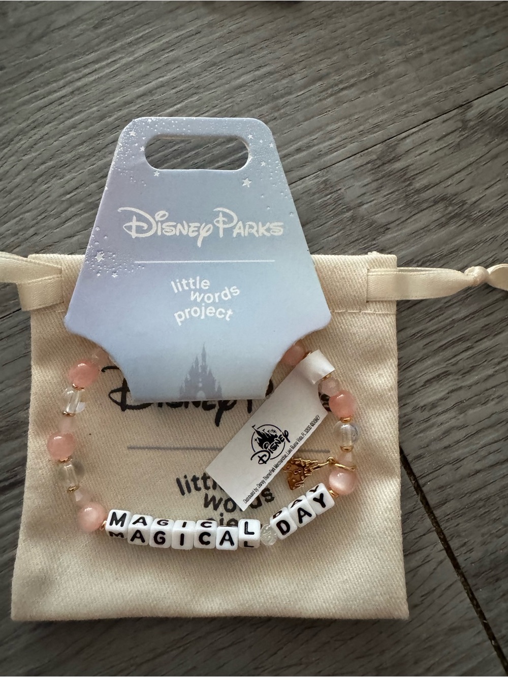Disney Parks x Little Words Project 'Magical Day'  Bracelet